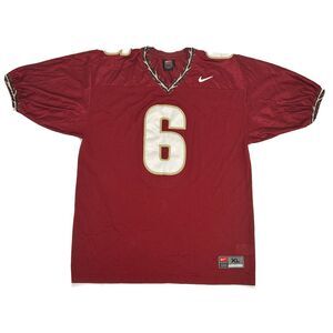 Florida State Seminoles‎ Football Jersey Men's XL Maroon Nike Team FSU #6 Tribal